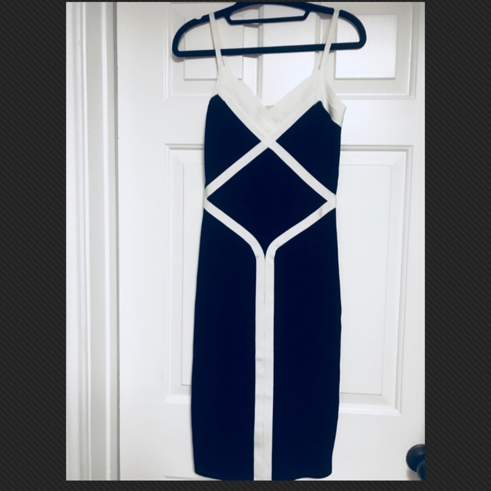 Bebe Midi Bodycon Bandage Dress